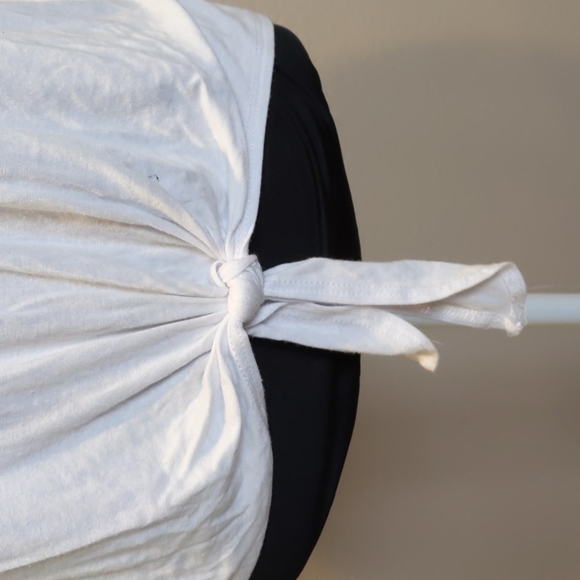 Dirtee Laundry tie front tank top - Picture 3 of 7